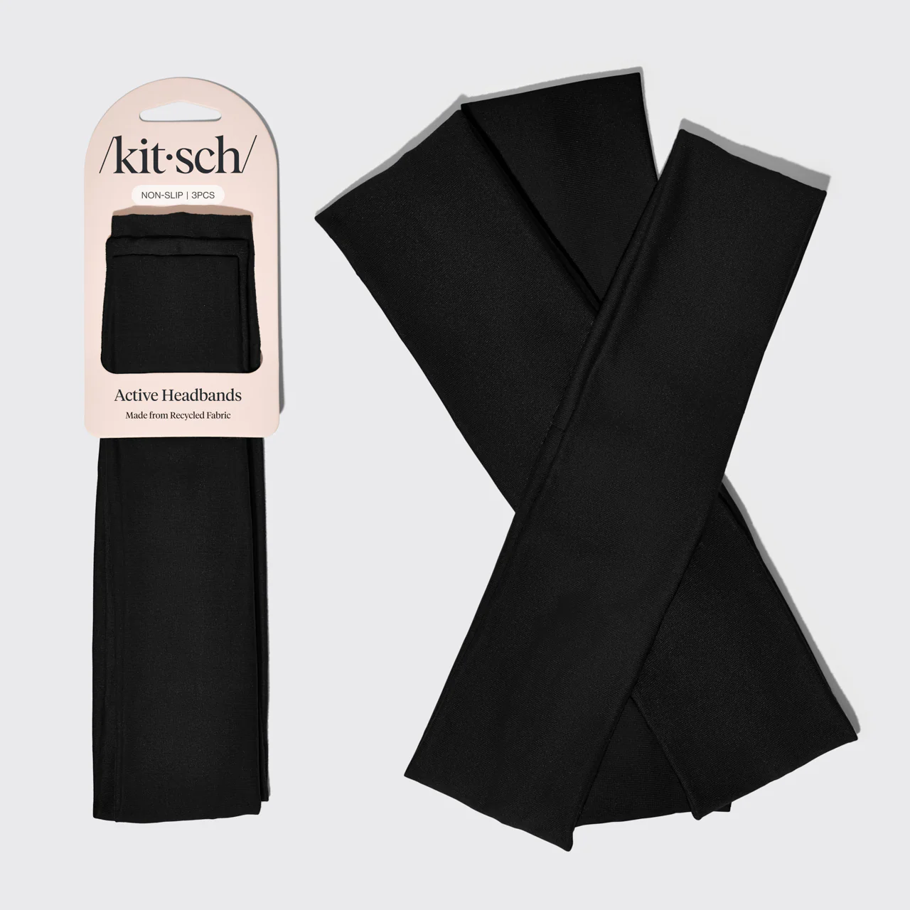 Black Active Headbands