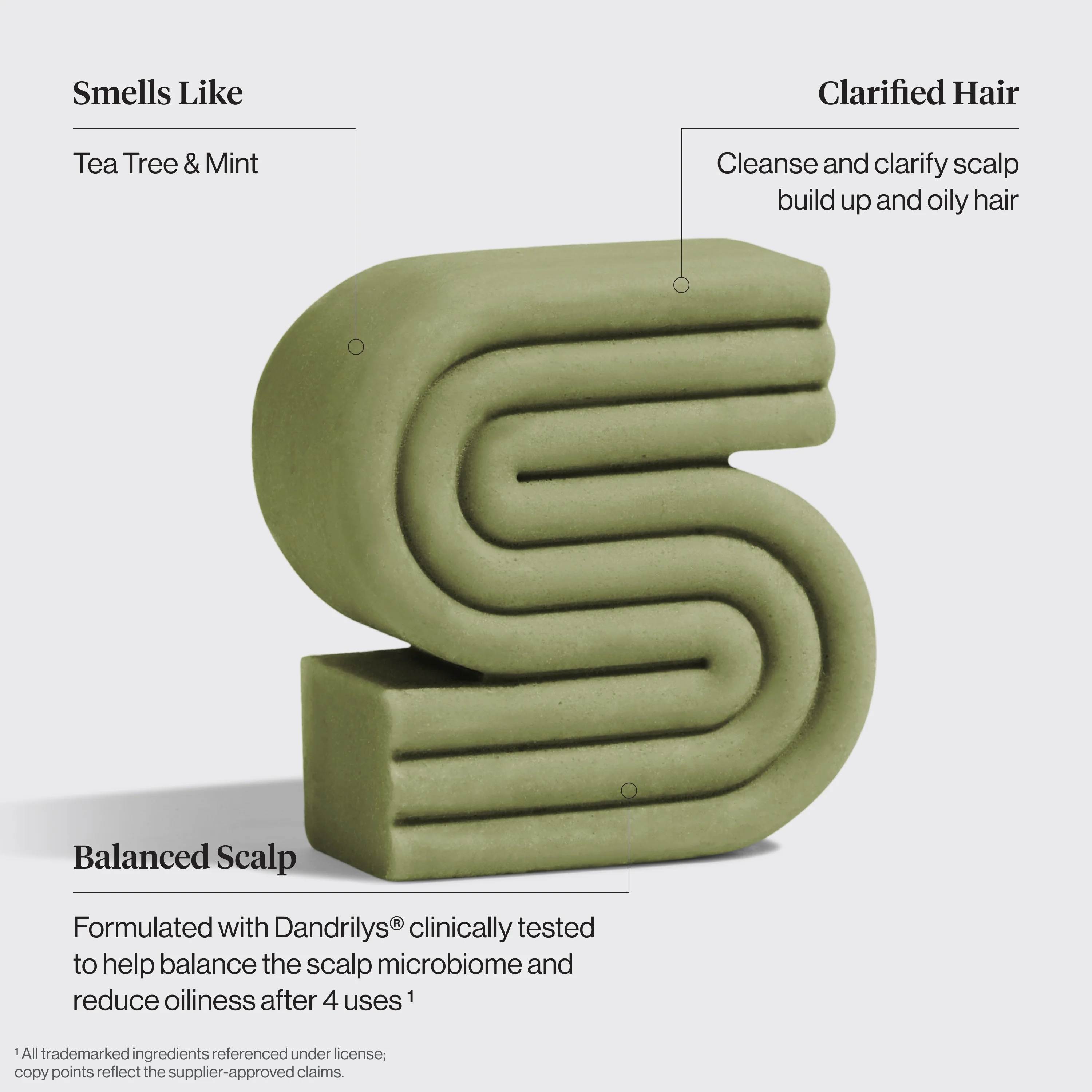 Tea Tree & Mint Clarifying Shampoo Bar - Image 3