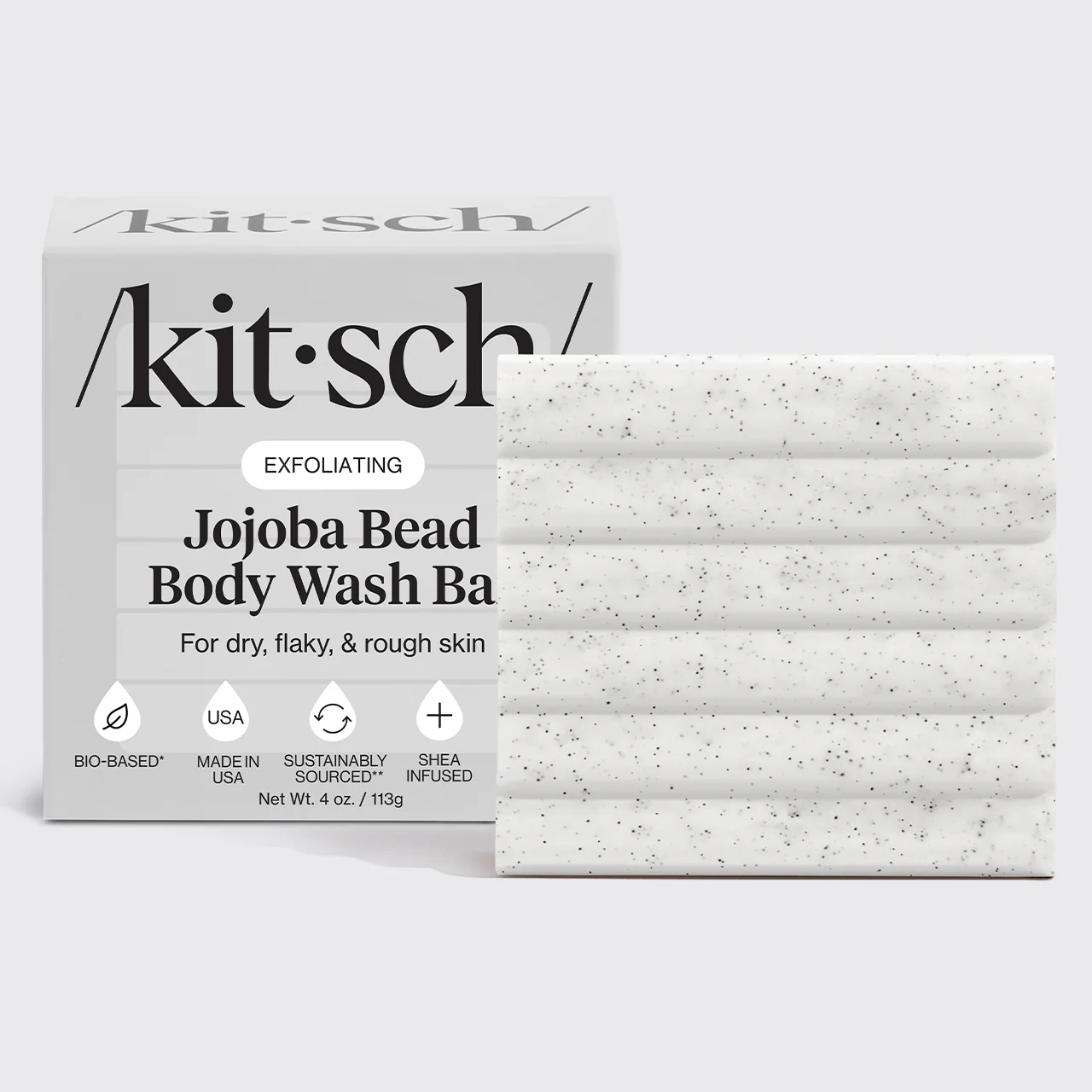 Jojoba Bead Exfoliating Body Wash Bar
