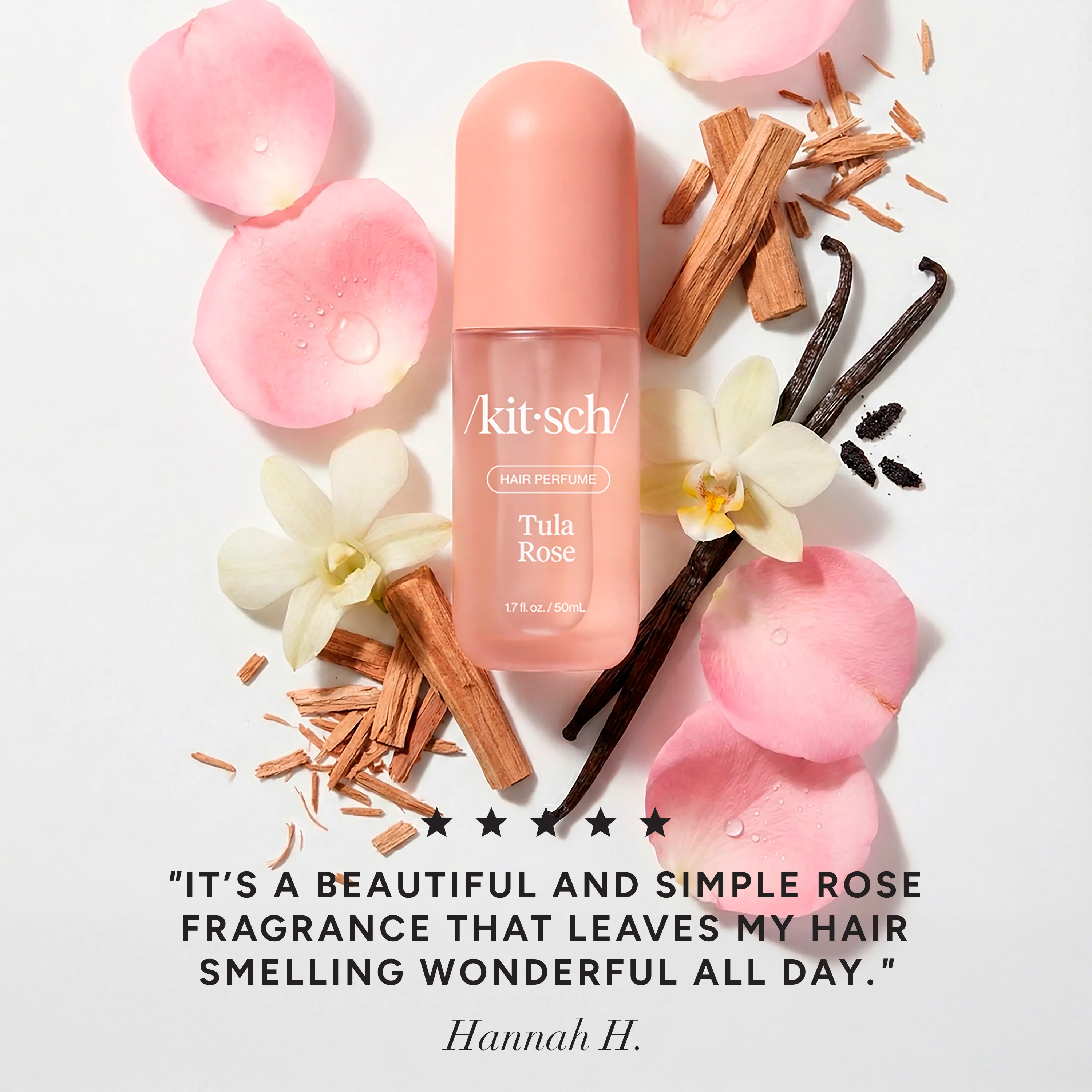 Tula Rose Hair & Body Perfume Mist - Image 2