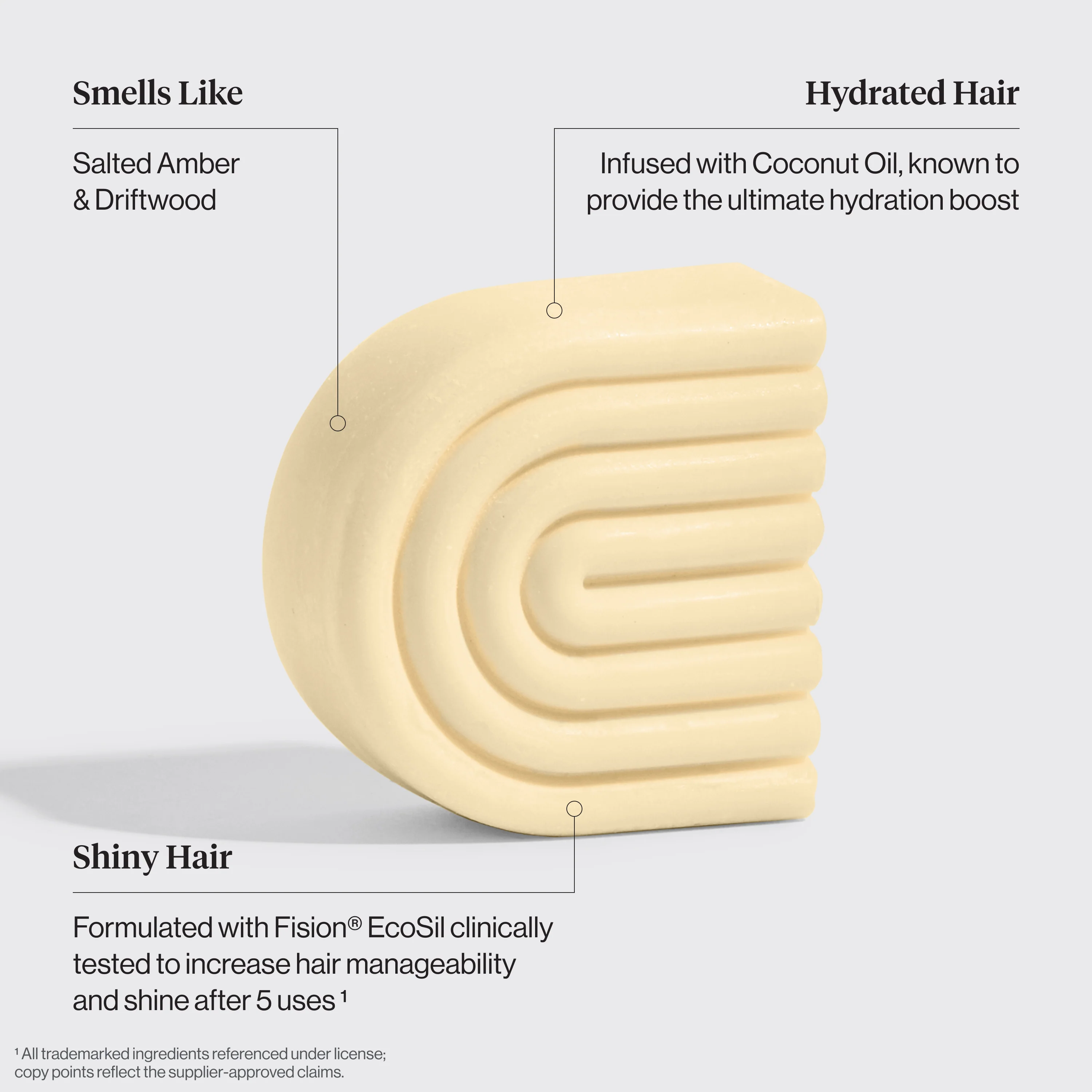 Winter Welcome Kit Coconut Oil Shampoo & Conditioner Bar Combo for Dry Damaged Hair - Image 5