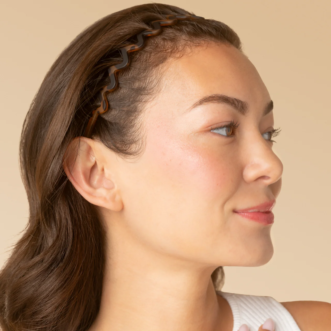 Zig Zag Headband 2pc- Black & Tort - Image 5